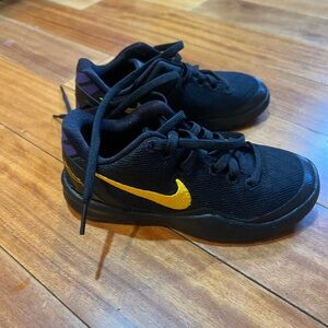 Nike Kobe Kids Black and Gold Sneakers